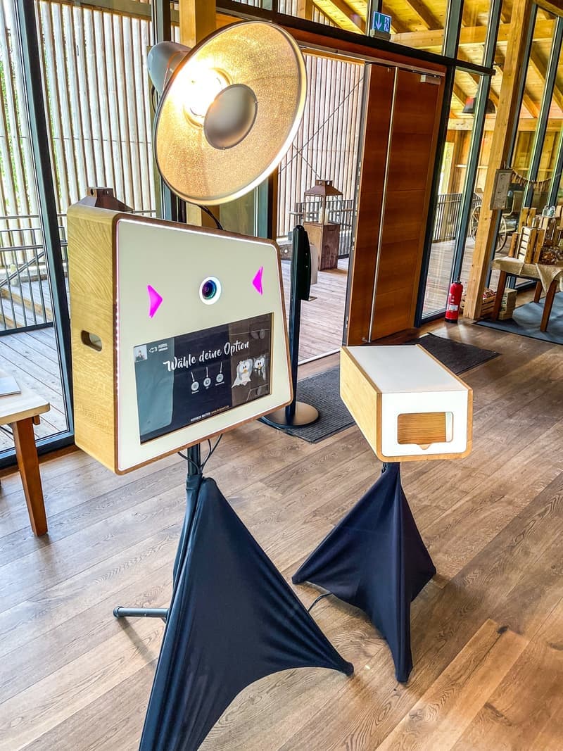 Fotobox Ausdruck mit individuellen Designs