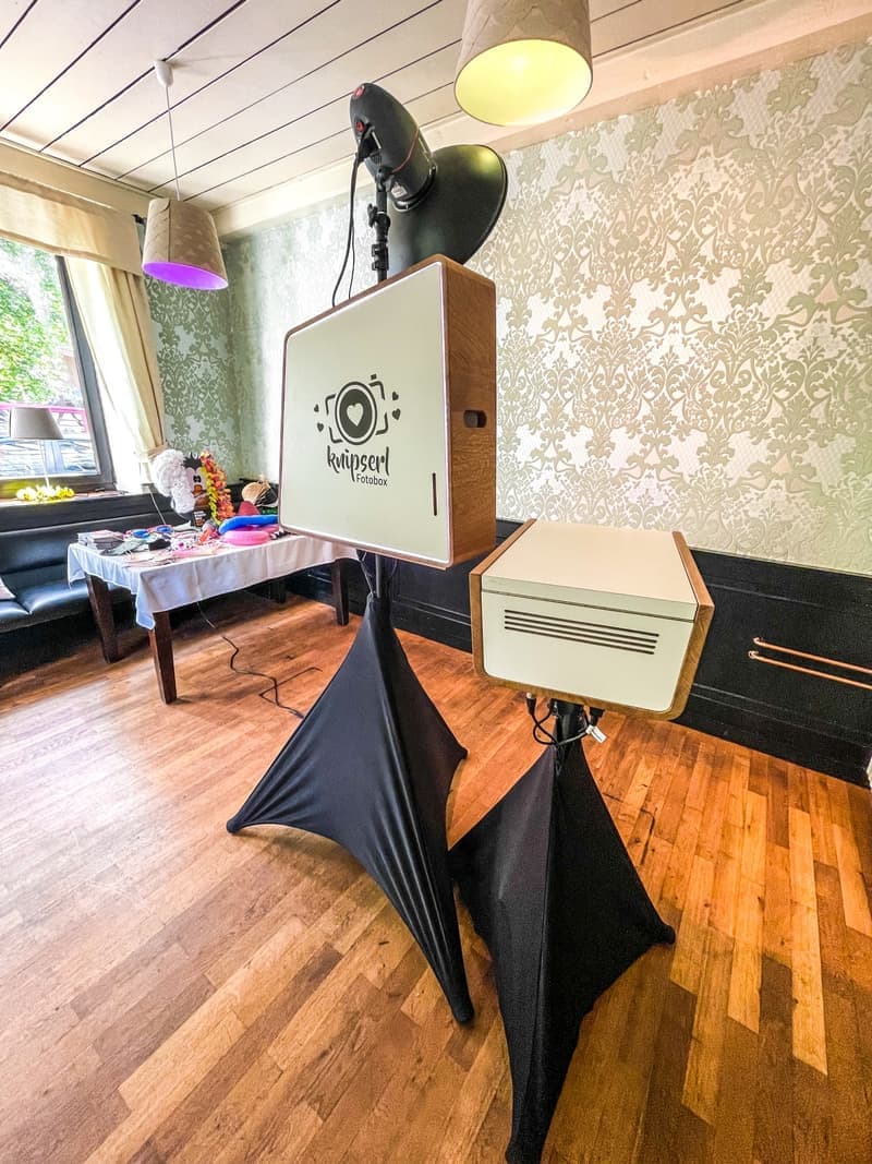 Knipserl Fotobox auf einer Firmenfeier