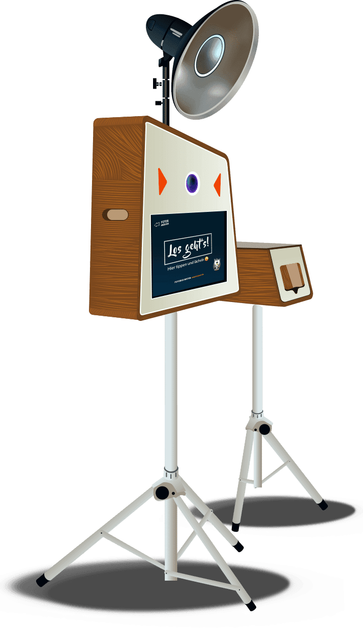 Knipserl Fotobox mit Drucker und Touchscreen
