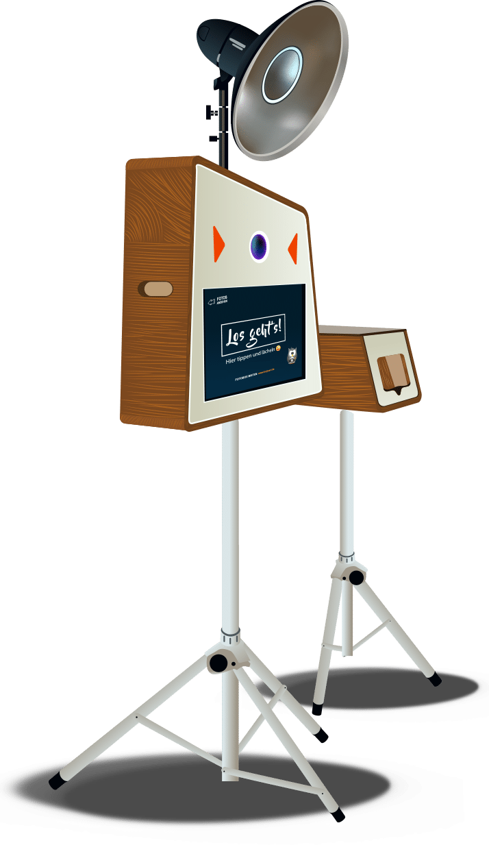 Knipserl Fotobox mit Stativ und Blitz